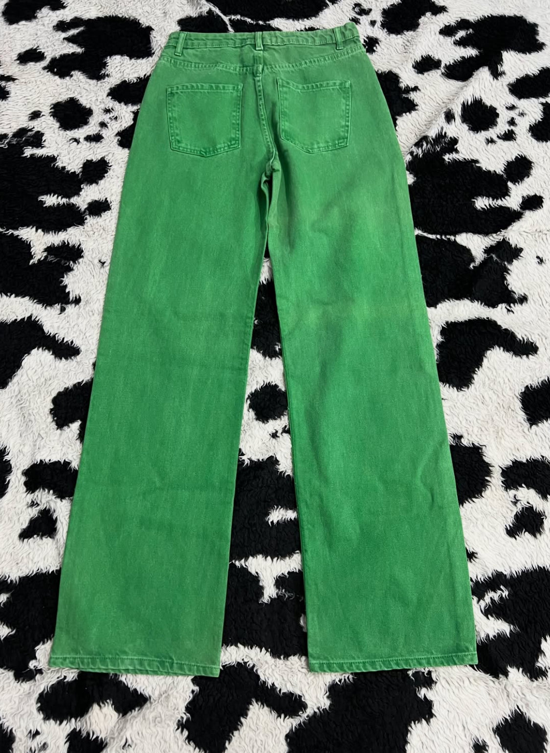 Fairy Green Plain Denims (Waist 28)