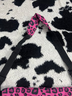 Pink & Black Cheetah Print Messenger Bag