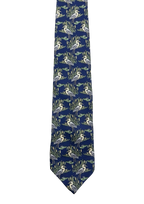 Crane in Pond Tie