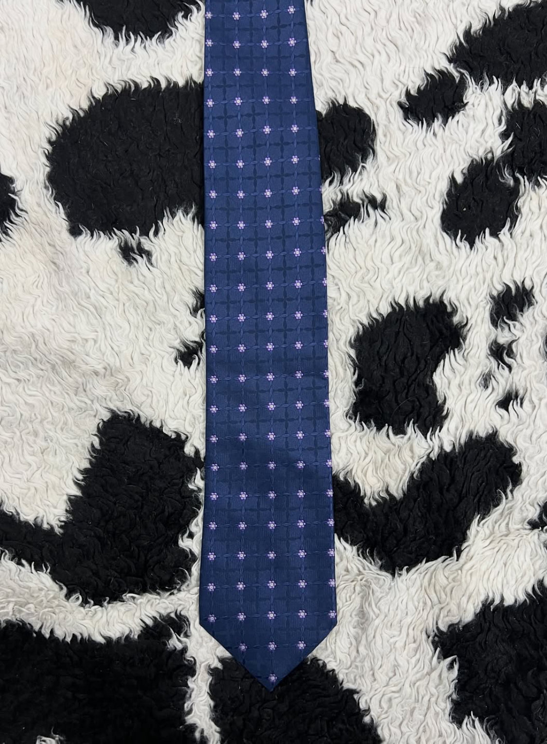 Marks & Spencers Blue Floral Tie