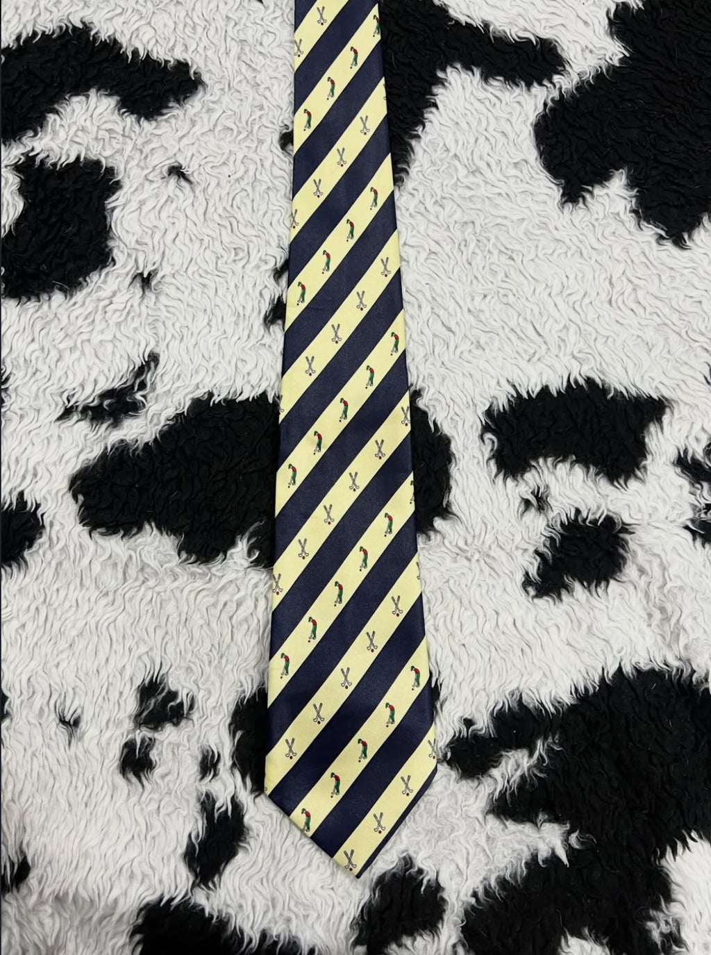 Striped Golf Tie