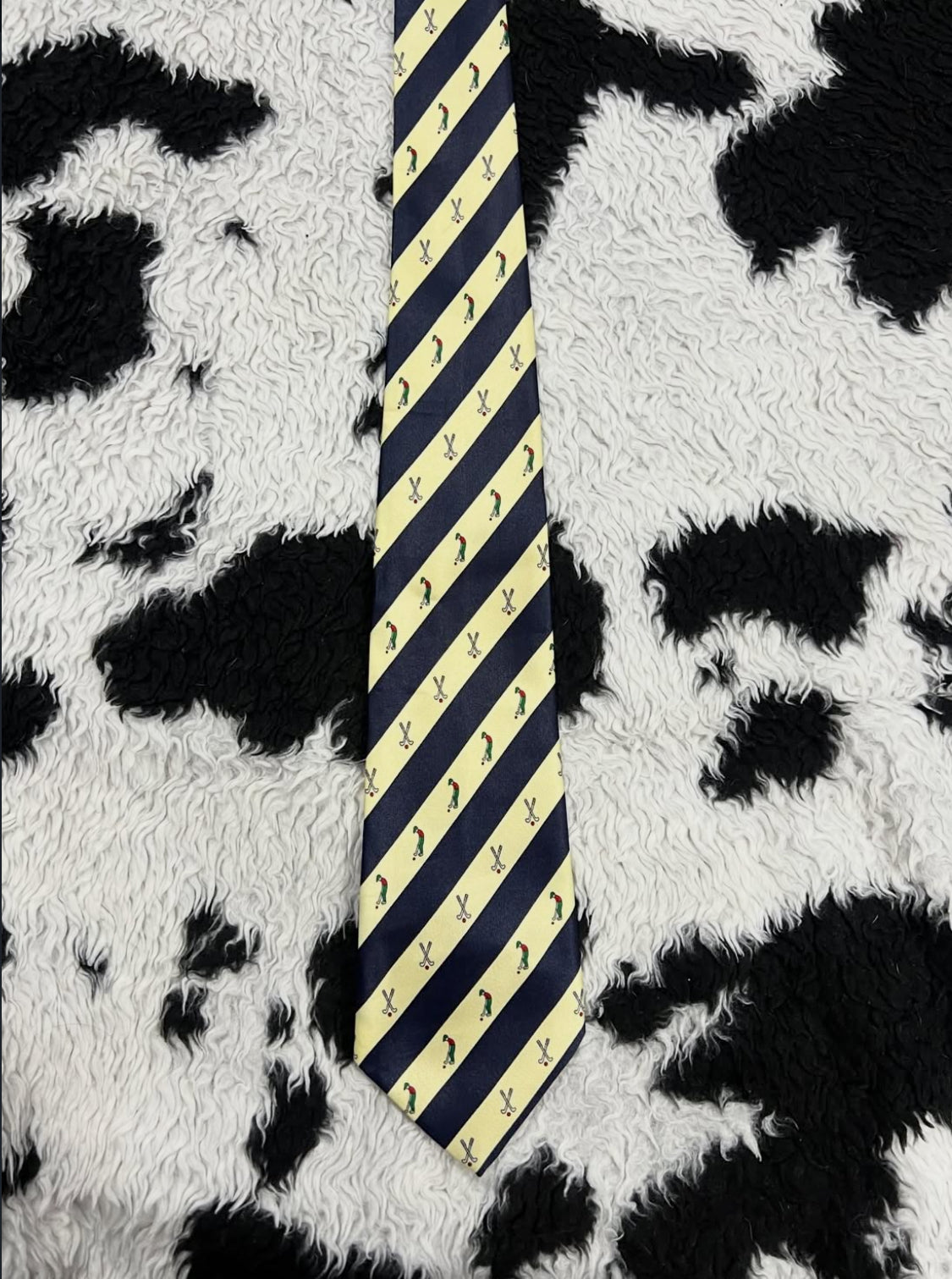 Striped Golf Tie