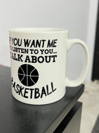Talk About Basketball Mug