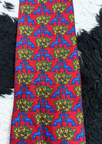 Dogs Under Fruit Tree Tie