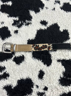 Patchwork Cheetah Print Belt