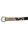 Patchwork Cheetah Print Belt