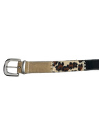Patchwork Cheetah Print Belt