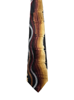 John Blair Brown Abstract Tie
