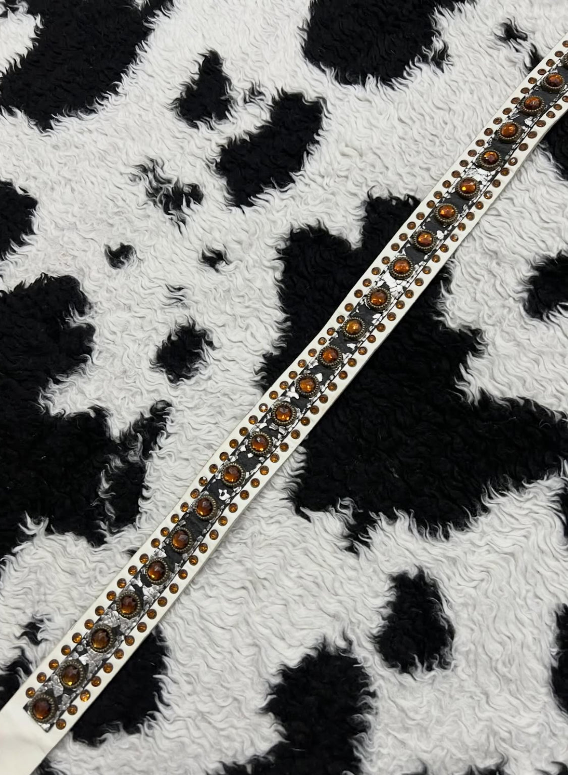 Vintage Bedazzled Buckle Belt