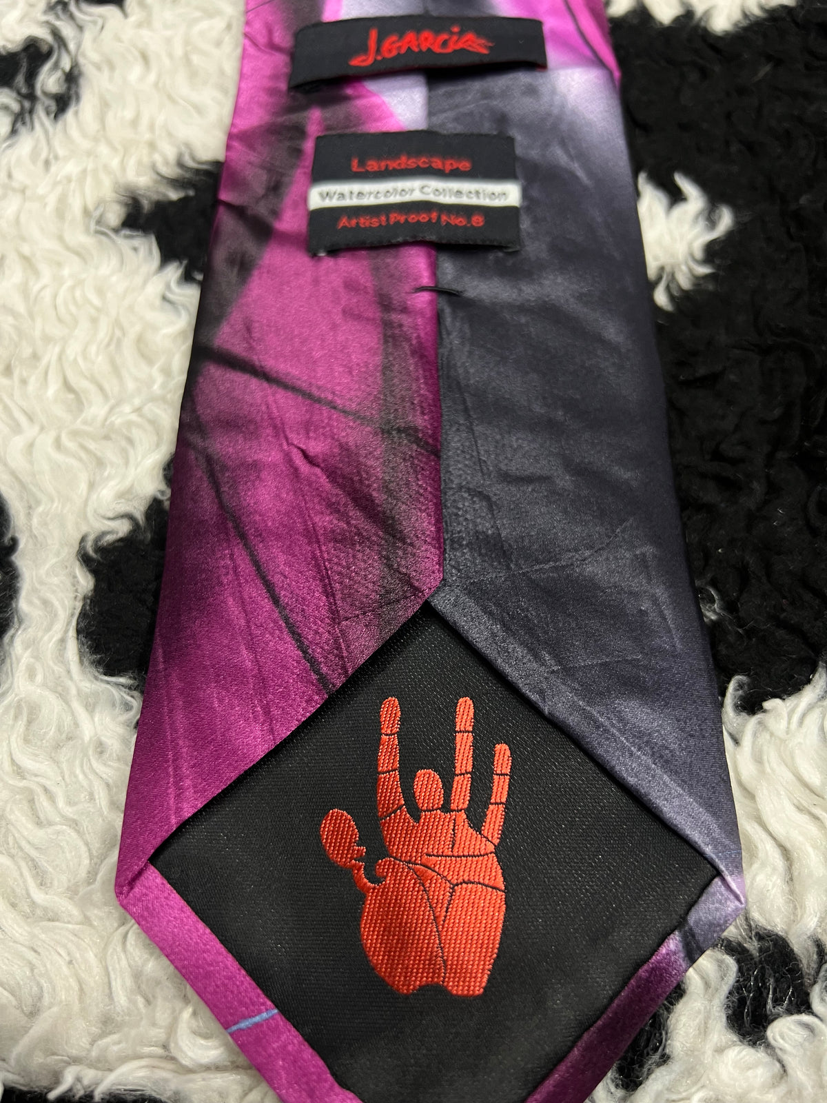 J. Garcia Landscape Abstract Tie
