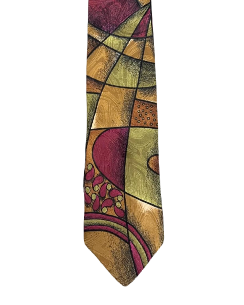 J.T Beckett Abstract Tie