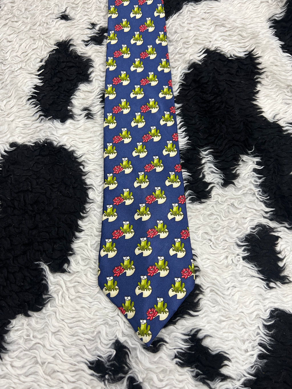 Frogs on Lily Pads Tie
