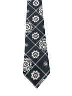Keynote Black & White Embroidered Tie