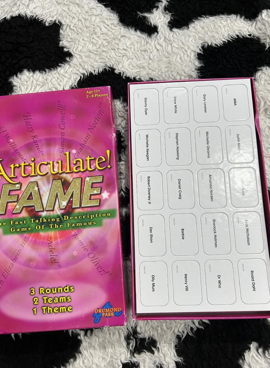 Articulate Fame Card Game