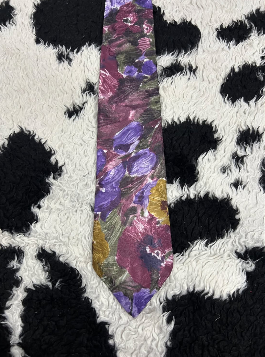 Mikael York Collection Floral Tie