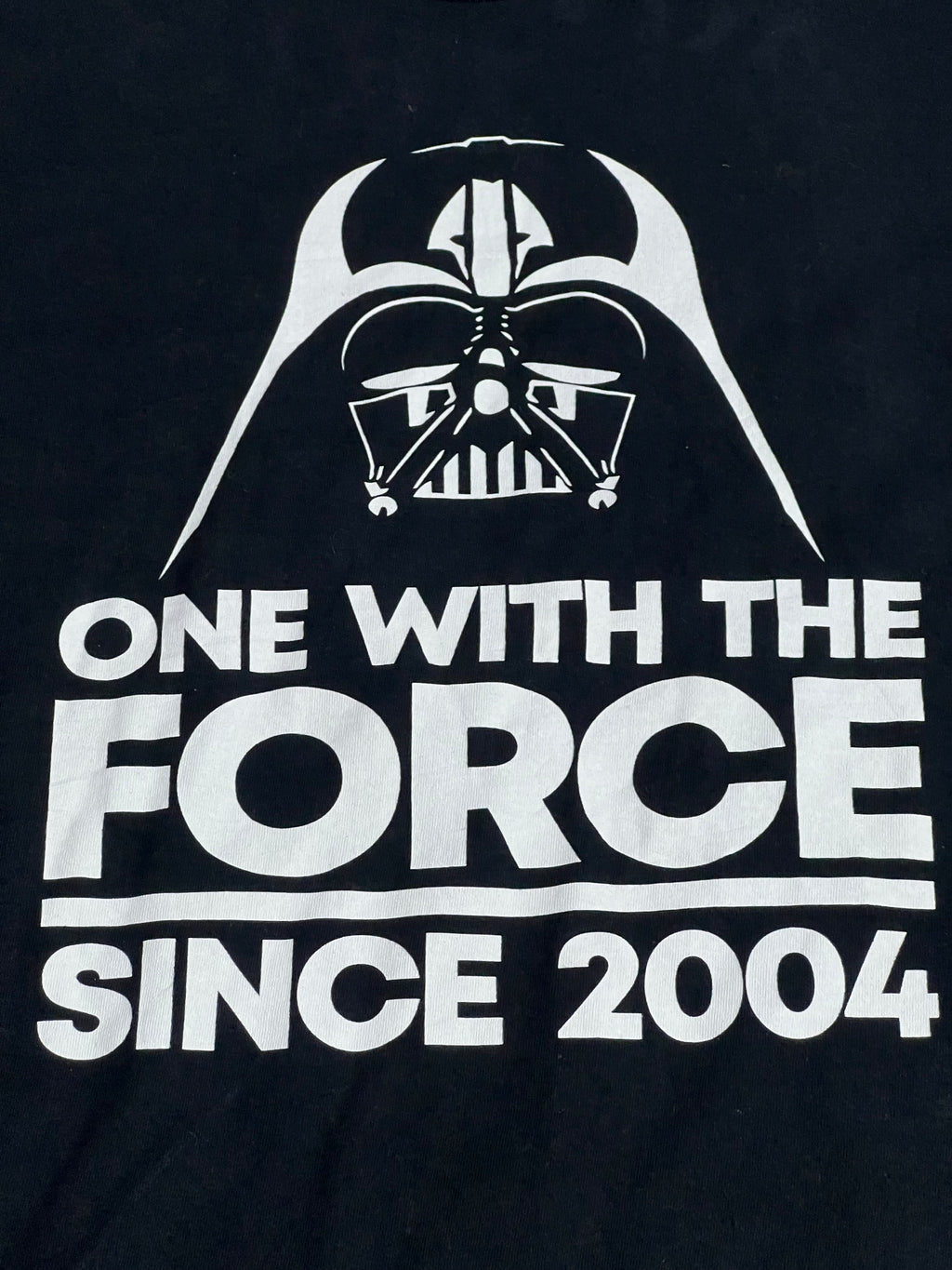 Star Wars "One with the Force since 2004" Tee (Medium)