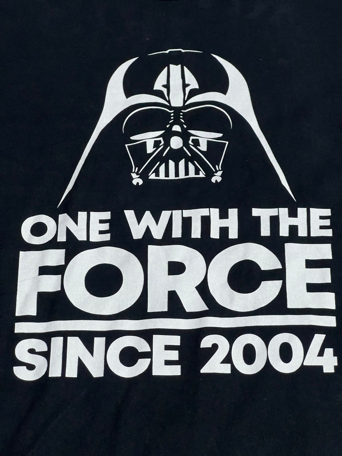Star Wars "One with the Force since 2004" Tee (Medium)
