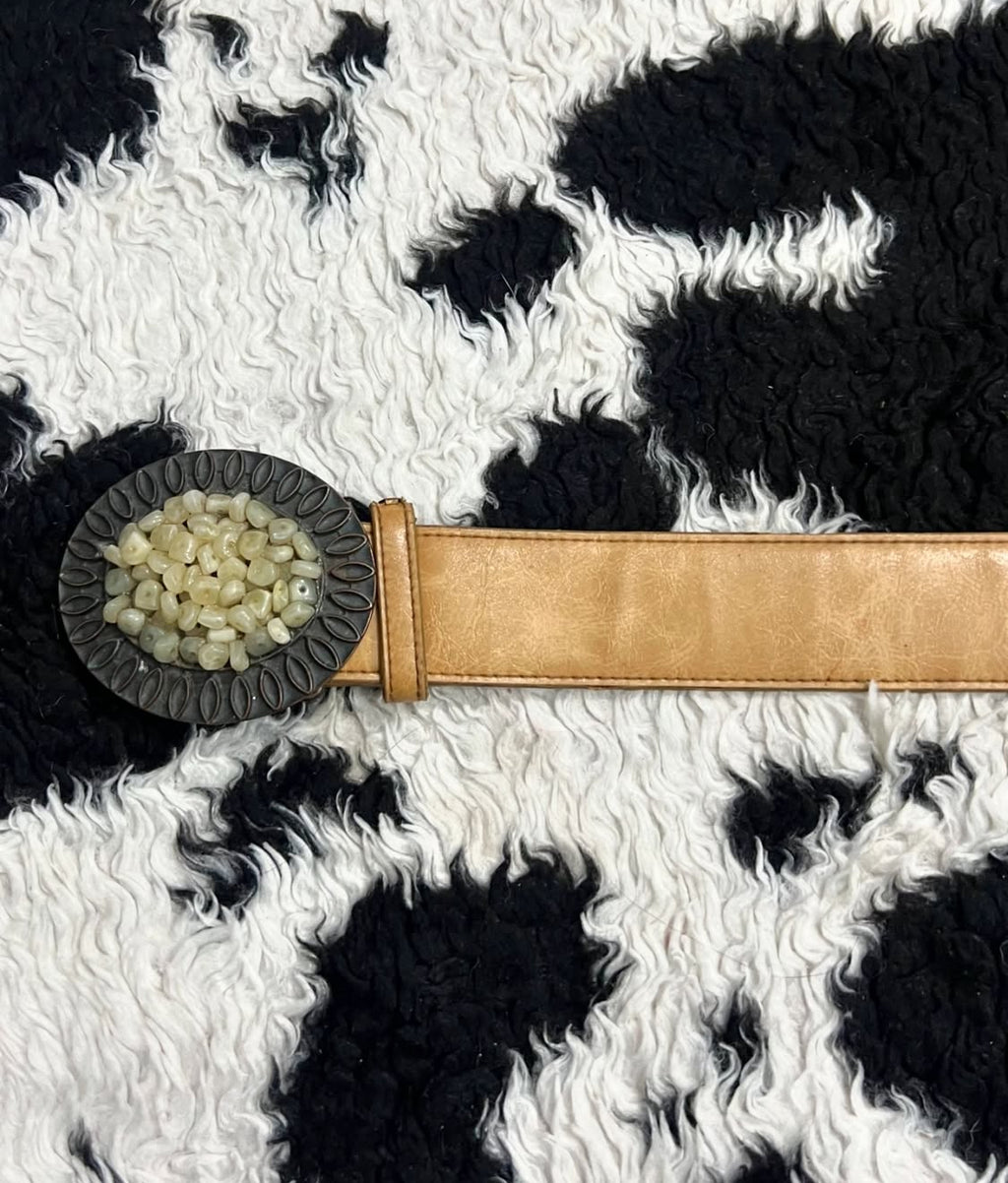 Light Brown Rocks Belt