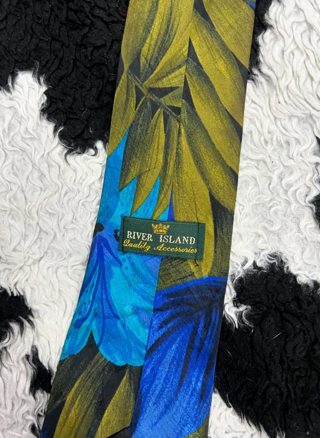 River Island Floral Tie