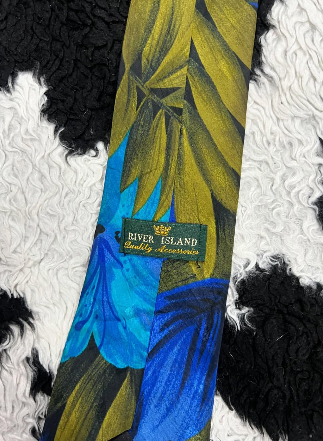 River Island Floral Tie