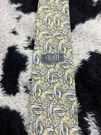 Filati Yellow Embroidered Tie