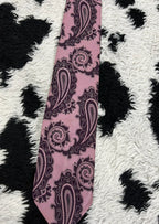 Savile Purple & Pink Paisley Tie