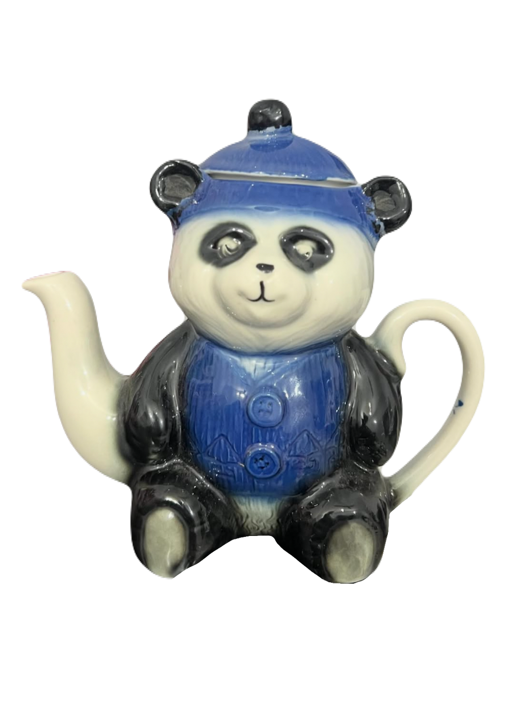 Vintage Tony Wood Bear Ceramic Kettle
