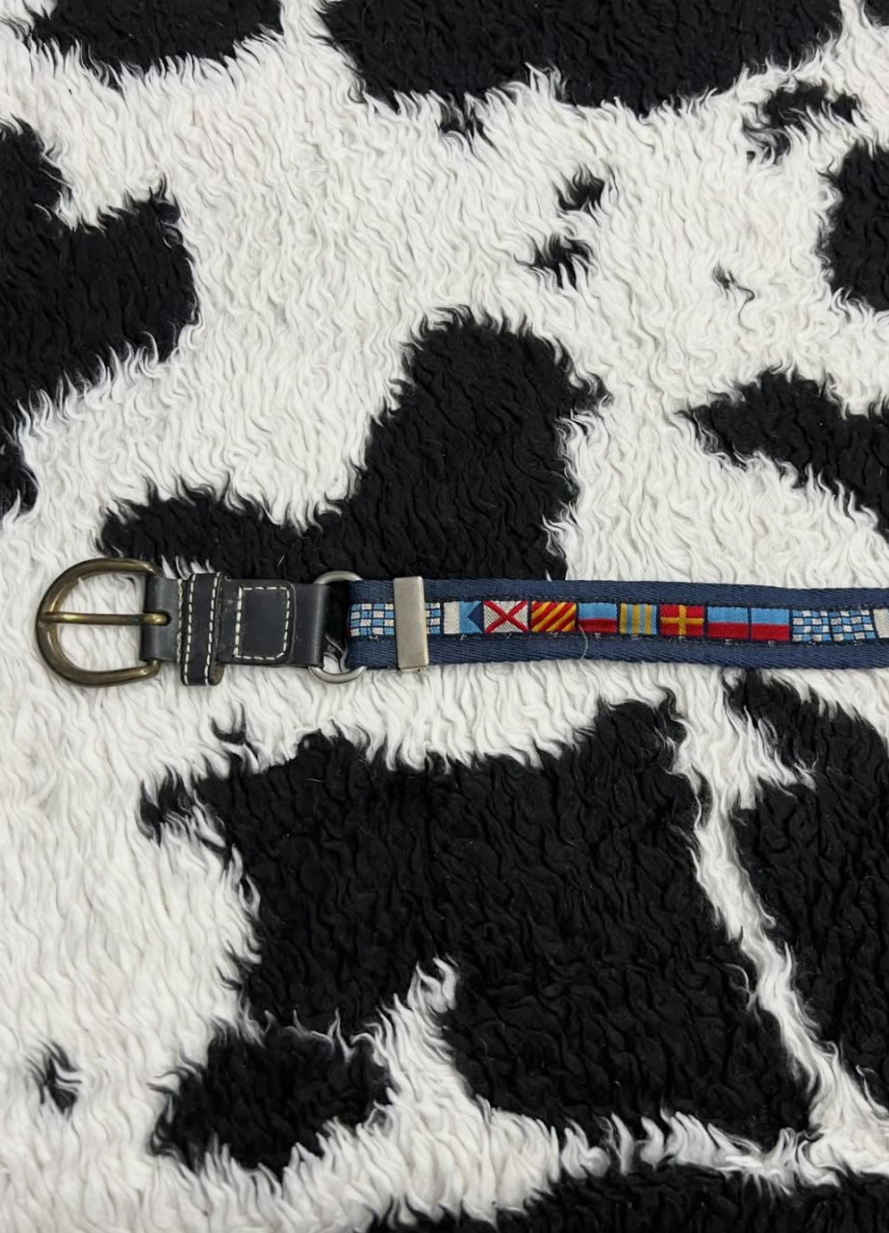 Embroidered Flags Belt