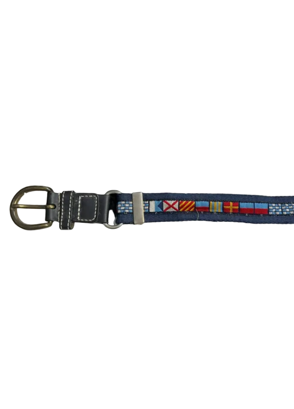 Embroidered Flags Belt