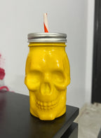 Dead Man's Fingers Yellow Skull Jar Mug