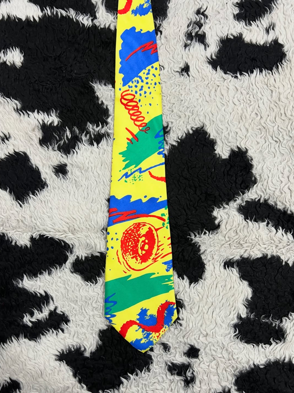 Vibrant Abstract Art Tie