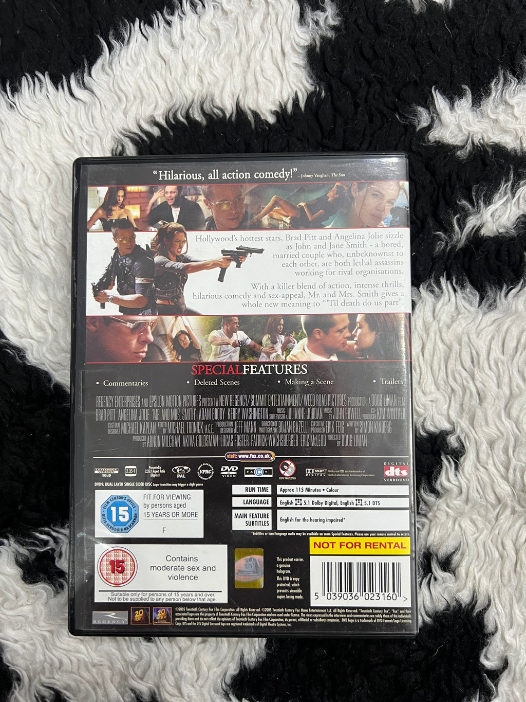 Mr. & Mrs. Smith DVD