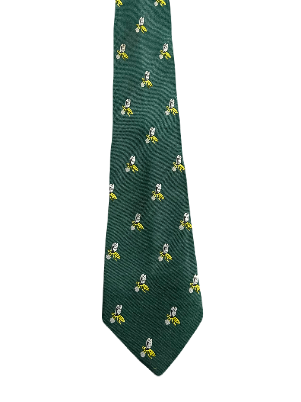 Embroidered Bees Tie