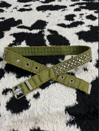 Green Studded Belt