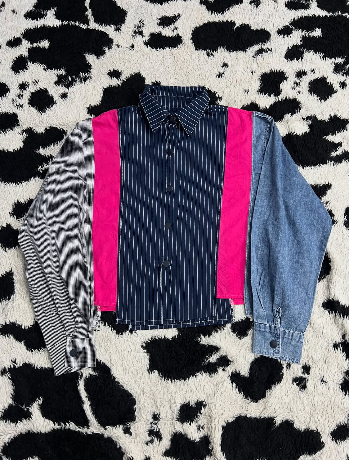 Multi-Pattern Box Fit Buttonup
