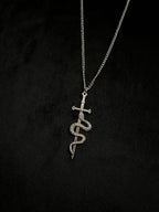 Venom & Valor Snake Sword Necklace