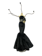 Black Dress Jewelry Mannequin