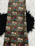 Cows & Farmer Tie