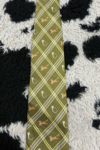 Fox & Hunting Horn Tie