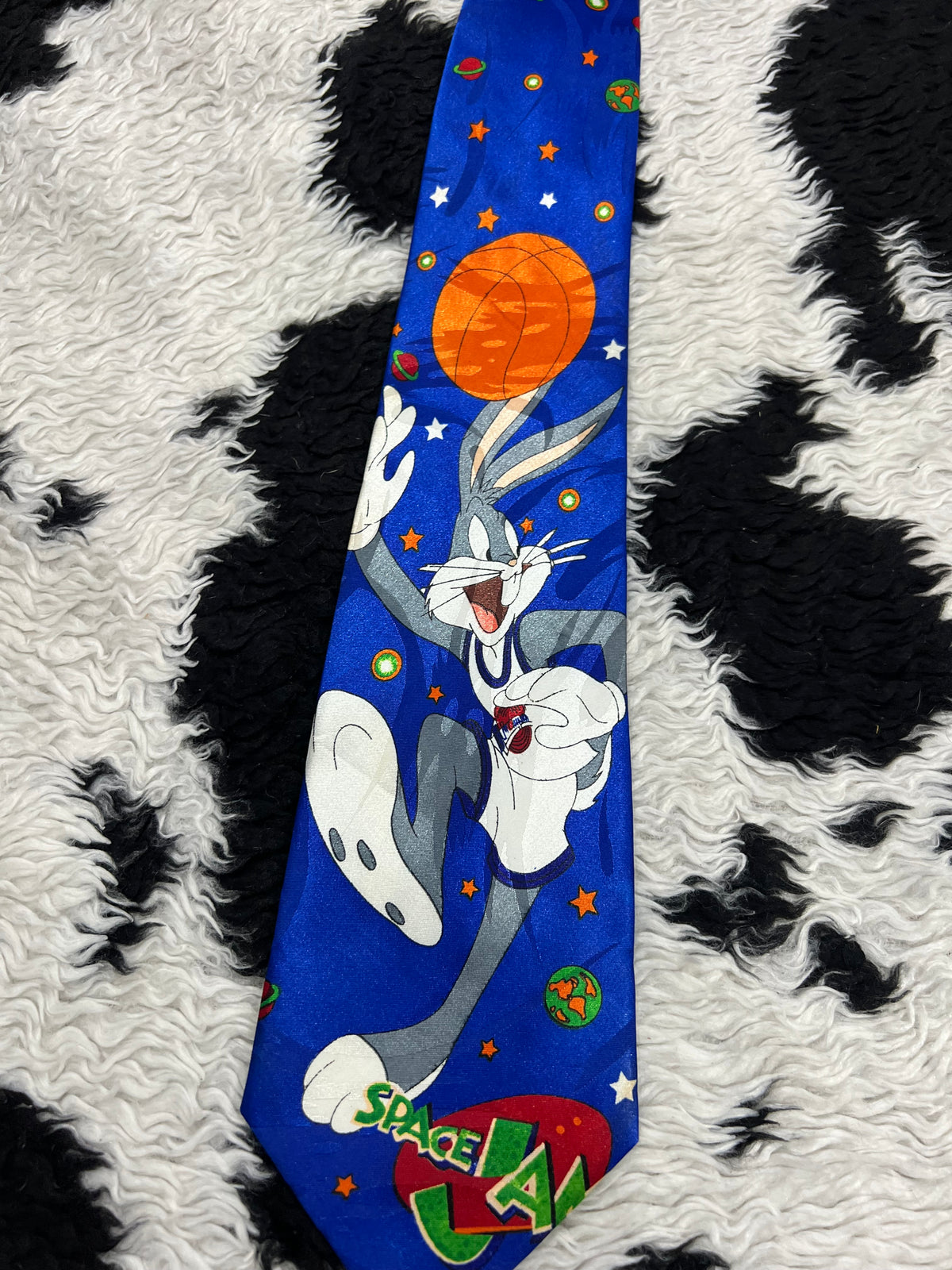 Space Jam Basketball Bugs Bunny Tie