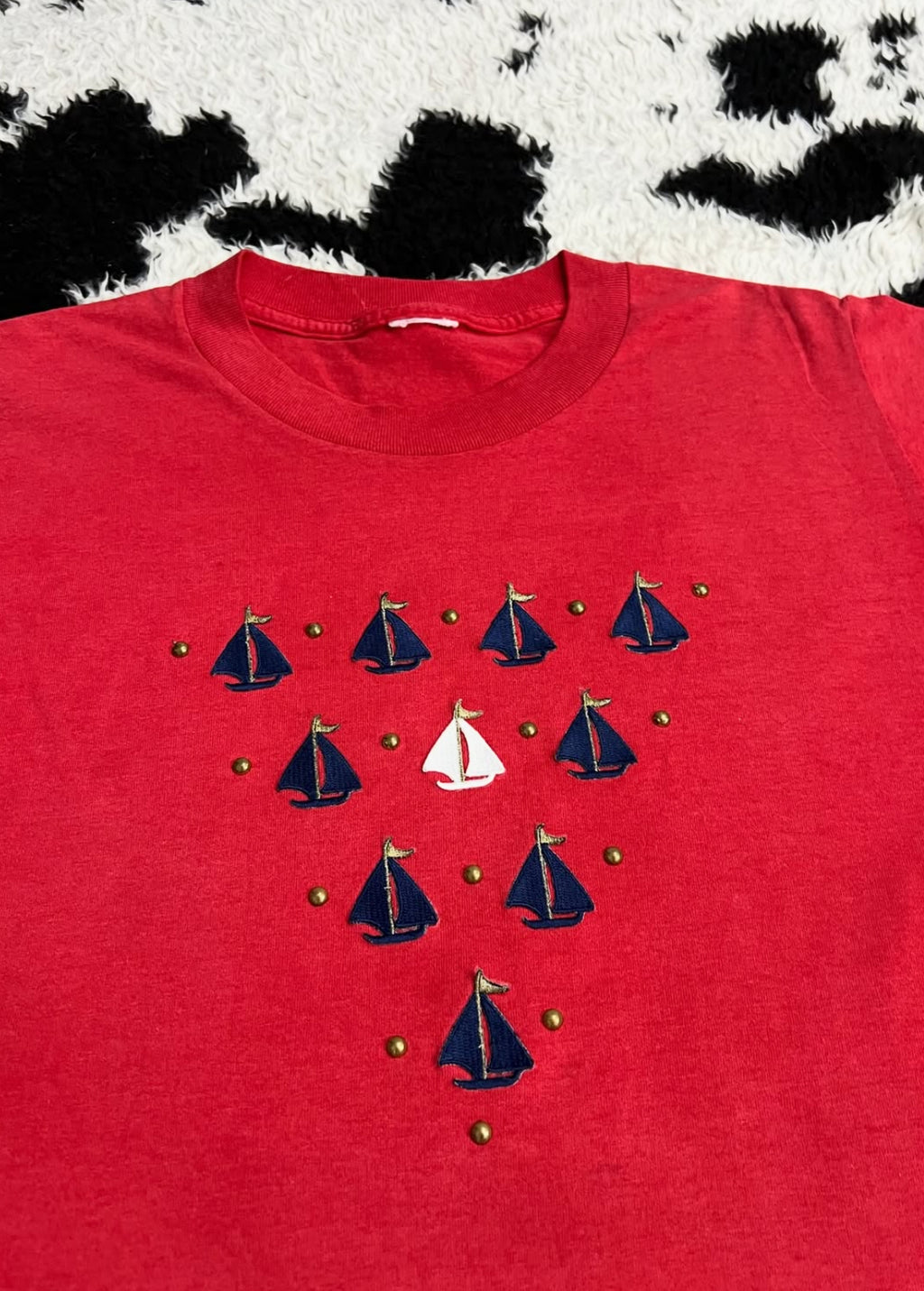 Red Boats Tee (Medium)