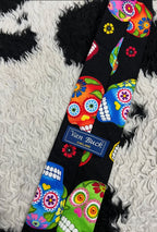 Day of the Dead Skulls Tie