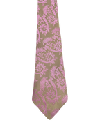 Topman Pink & Beige Paisley Tie