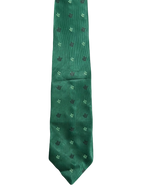 Green Embroidered Tie