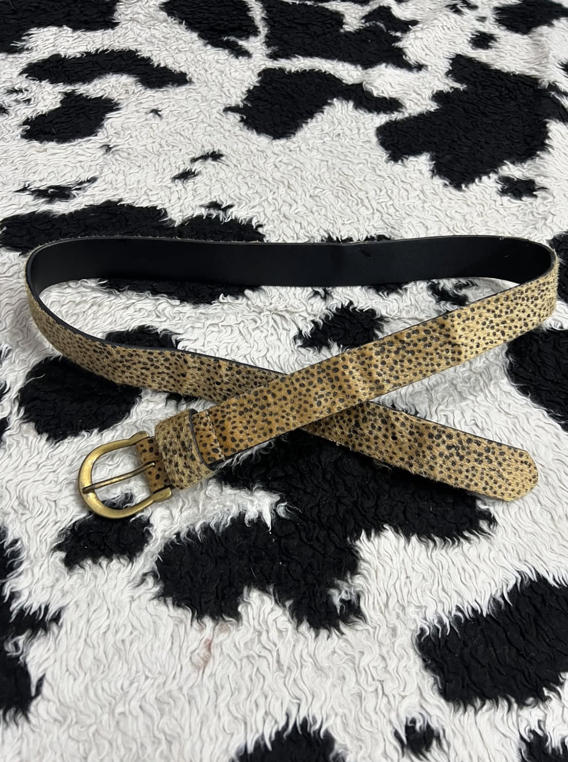 Cheetah Print Belt