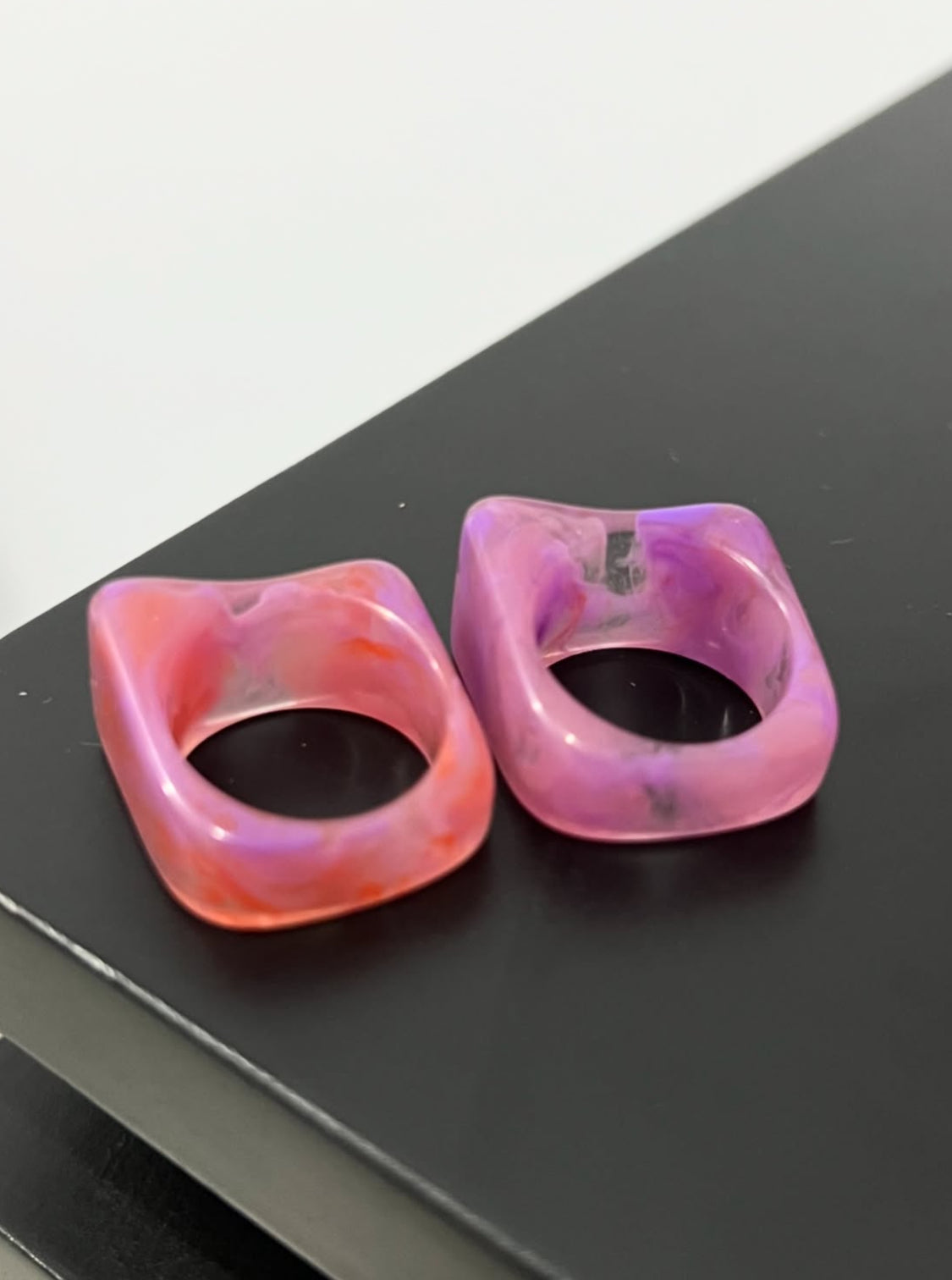 Chunky Resin Rings