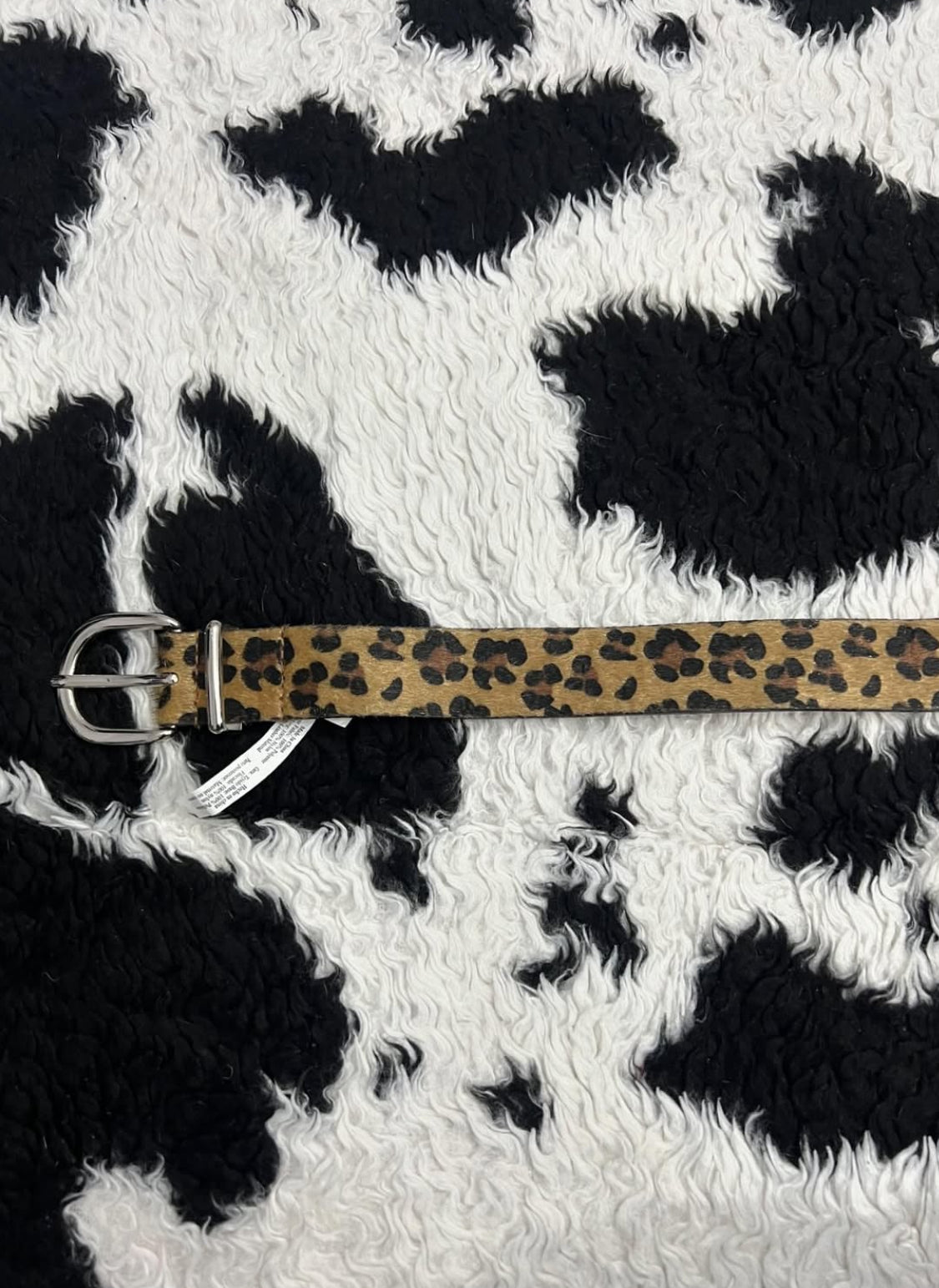 Cheetah Print Belt