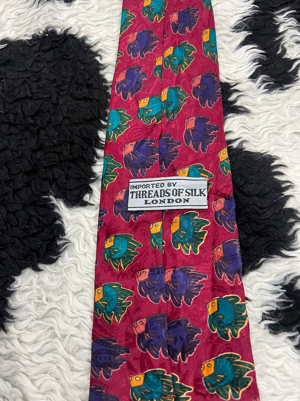 Threads of Silk Fish Tie