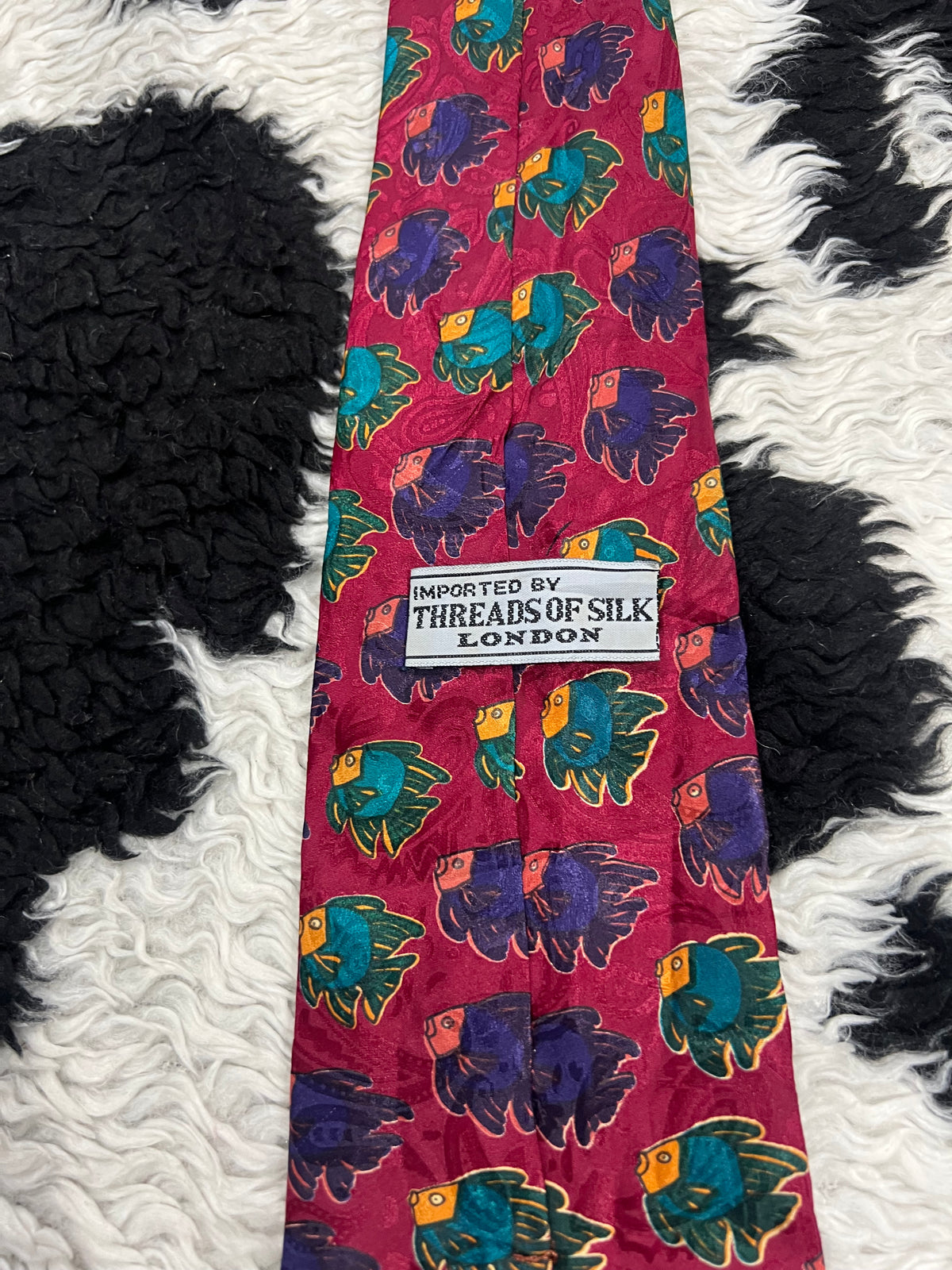 Threads of Silk Fish Tie