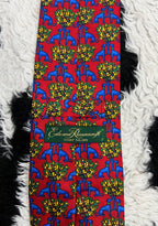 Dogs Under Fruit Tree Tie
